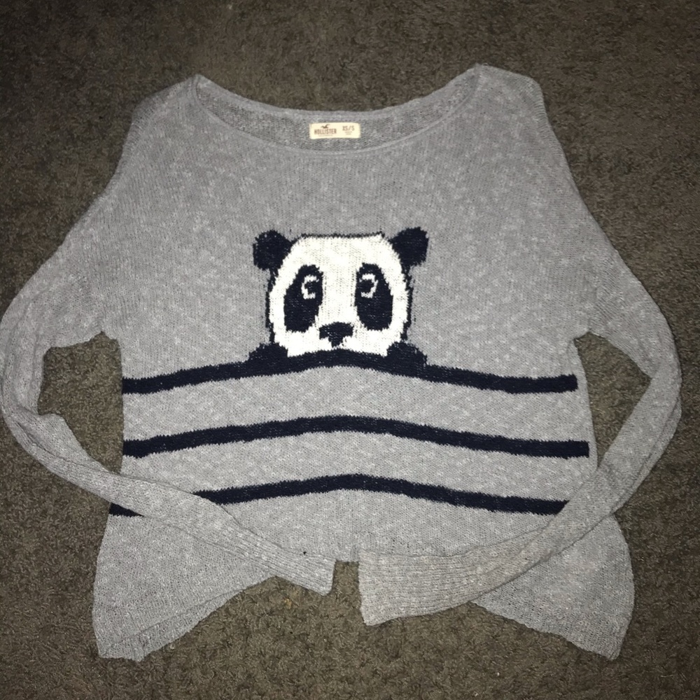Hollister panda sweater